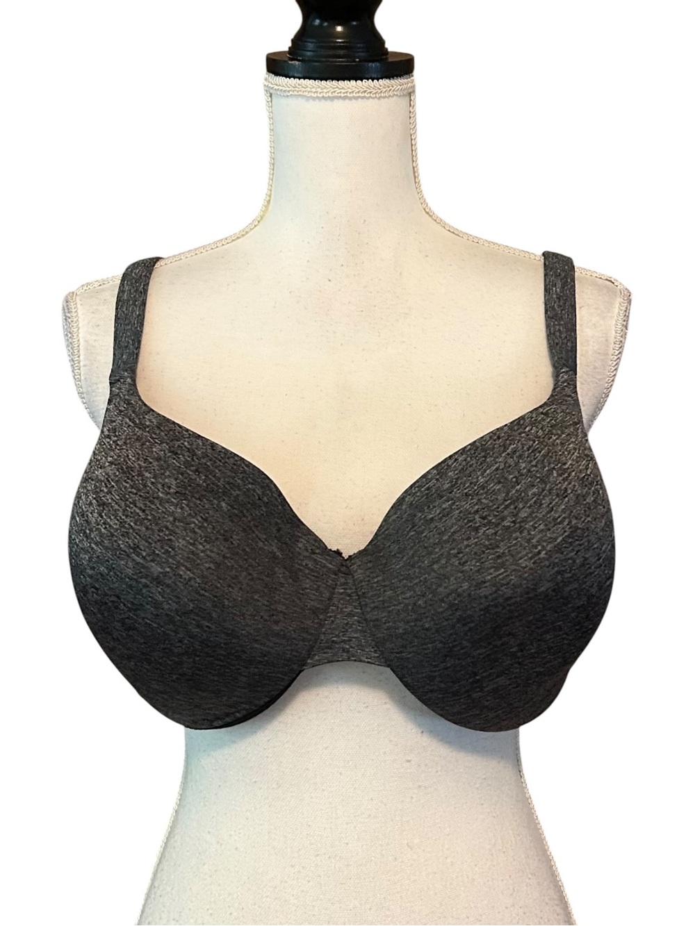 Cacique True Embrace T-shirt Bra Women’s SZ 46C in Charcoal Heather